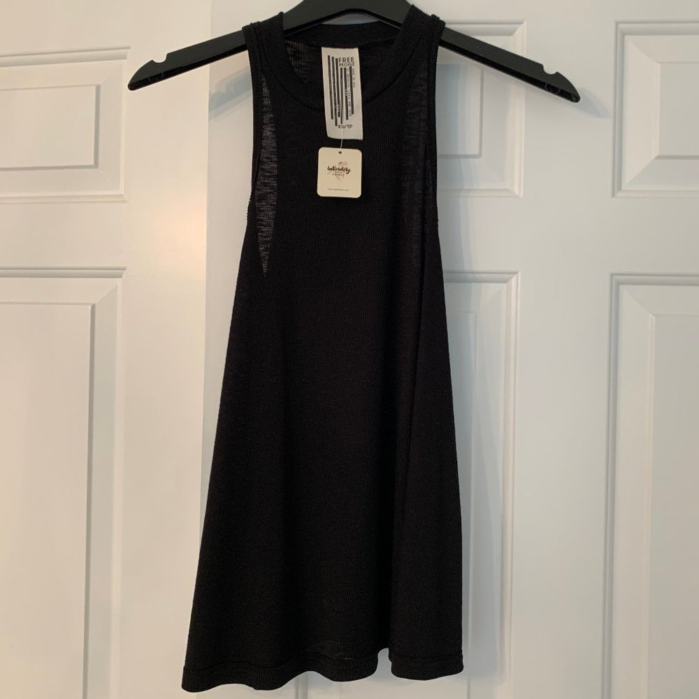 NEW Free People Black Tank Top